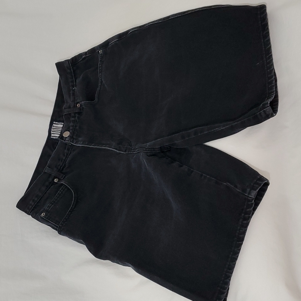 Men's IOU Black Denim Shorts